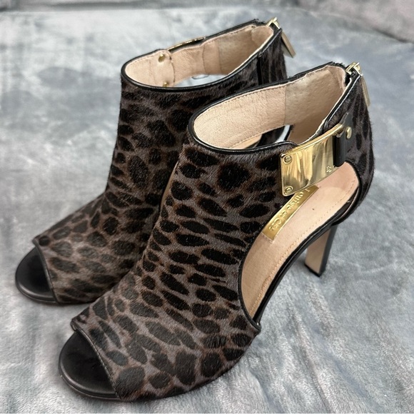 Louise Et Cie Lo-Zamia size 7 women’s heel animal print great preowned - Picture 10 of 10